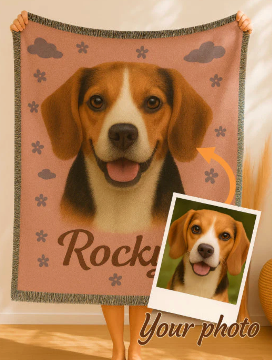 Paws & Flowers Blanket