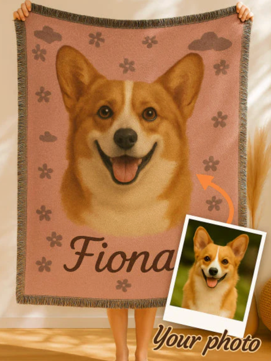 Paws & Flowers Blanket